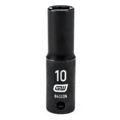 3/8" Drive 6 Point Deep Impact Metric Socket 10mm