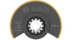 Bosch 3-1/2" Starlock Oscillating Multi Tool Titanium Bi-Metal Segmented Saw Blade OSL312T