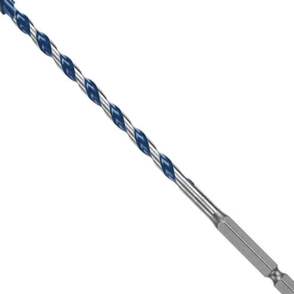 Bosch 1/4" x 4" x 6" Blue Granite Turbo Carbide Hammer Drill Bit HCBG06T