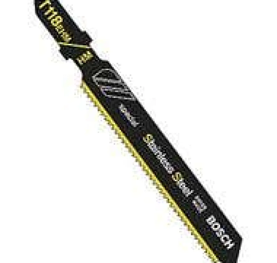 Bosch T-Shank Jigsaw Blades for Stainless T118EHM1