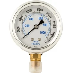 BVA 2-1/2" Face Diameter Liquid Gauge 1/4" NPTF GW2514
