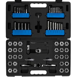 Champion Cutting Tools Tap and Die Set - UNC, UNF, Metric - 62 Pc CS60P-A