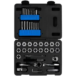 Champion Cutting Tools Tap and Die Set - UNC, UNF - 40 Pc CS40P-A