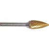 Champion Titanium Coated 3/8" x 3/4" Solid Carbide Die Grinder Burs Tree Pointed SG3-IPAC