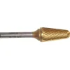 Champion Titanium Coated 5/8" x 1-1/8" Solid Carbide Die Grinder Burs 14 Degree Taper SL4-IPAC