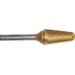 Champion Titanium Coated 5/8" x 1-1/8" Solid Carbide Die Grinder Burs 14 Degree Taper SL4-IPAC