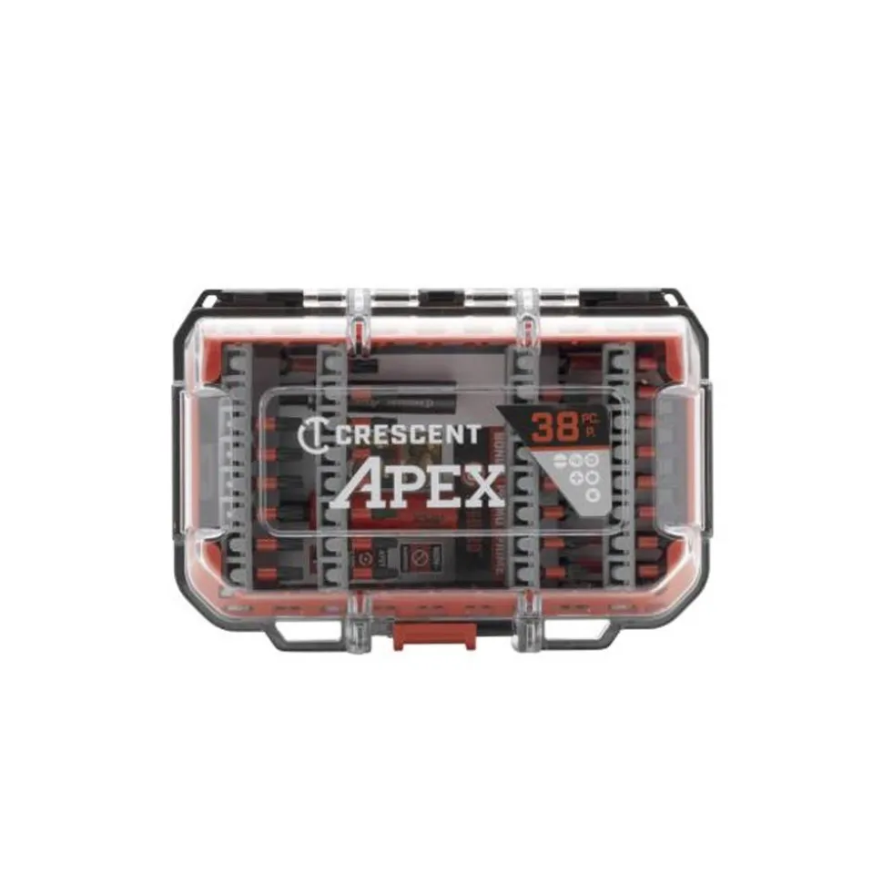 Crescent Tools 38 Piece VORTEX Driver Bits alphaCASE Set CAVSET-38