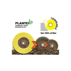CS Unitec PLANTEX 4-1/2" Sunfire Ceramic Flap Disc 40/60 grit 5/8-11 (10 Pack) 93520