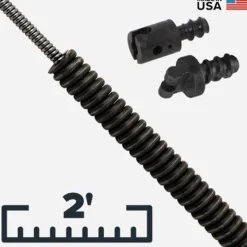 DCD 3/4" X 2' No Tension Flexible Leader O.W. Wire Core With One E8101 And One E8104 84002R