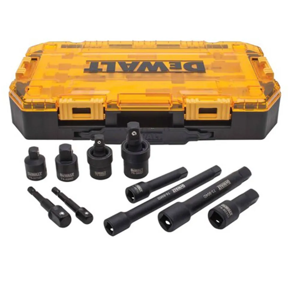 DeWalt 10 Piece 3/8" & 1/2" Drive Impact Accessory Socket Set DWMT74741