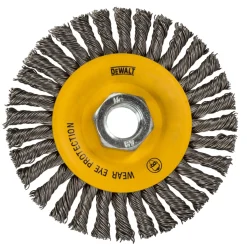 DeWalt 6-1/2" x 5/8"-11 Wire Wheel .020" Carbon Steel Stringer DW49202B