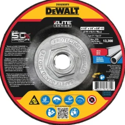 DeWalt ELITE 4-1/2" X 1/4" X 5/8-11 Ceramic Grinding Wheel DWA8909FH