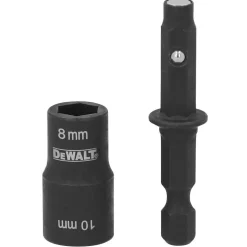 DeWalt 8mm + 10mm Double-Ended Detachable Nut Driver DWADEND810MM