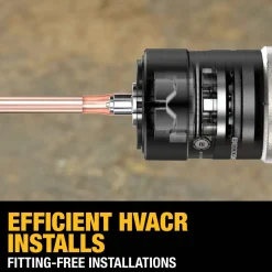 DeWalt Power Tools 20V MAX* Copper Swage Tool Kit DCE450D1