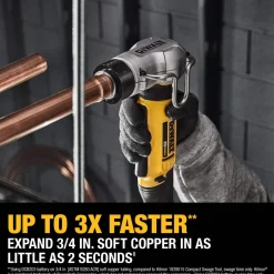 DeWalt Power Tools 20V MAX* Copper Swage Tool Kit DCE450D1