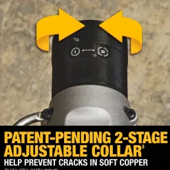 DeWalt Power Tools 20V MAX* Copper Swage Tool Kit DCE450D1