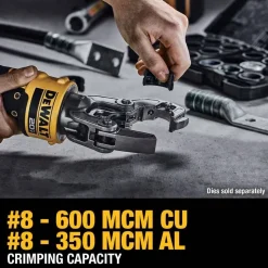 DeWalt 20V MAX* Compact Died Crimping Tool Kit DCE310D2