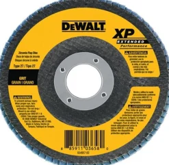 DeWalt XP 4-1/2" x 7/8" Flap Disc Ceramic T27 80 Grit DW8252