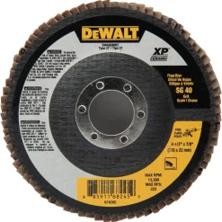 DeWalt XP 4-1/2" X 7/8" Flap Disc T27 Ceramic Jumbo 40 Grit DWA8280RT