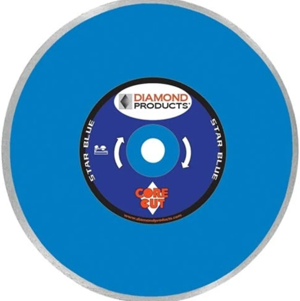 Diamond Products 4" Dry - Star Blue Diamond Tile Blade 80012