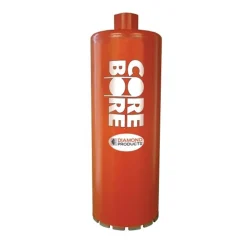 Diamond Products 6" Heavy Duty Orange Wet Core Bore Bit 00010