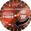 Diamond Products 14" x .235" HD MAXX Orange Wet/Dry High Speed Blade H8H Concrete 1" Arbor 11547