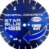 Diamond Products 12" x .110" Star Blue Wet/Dry High Speed Blade H8B Concrete 92398