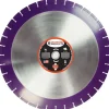 Diamond Products 26" X 187 X 1" Cured Concrete Imperial Purple Blade With Slant Segs 37039