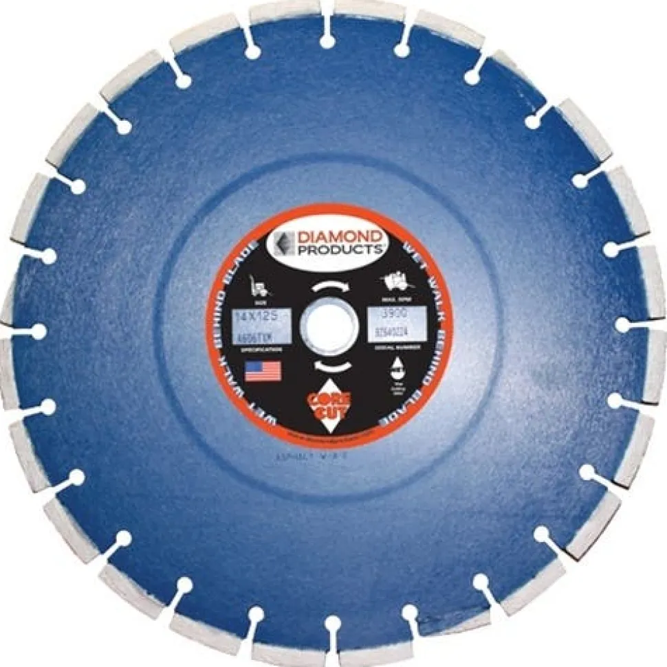 Diamond Products 42" x .220 x 1" Pro Blue Cured Concrete Wet Blade C51WTX