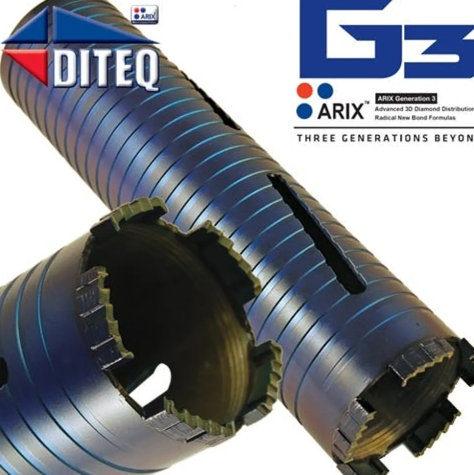 Diteq C-34AX DRY 4-1/2" Concrete Diamond Core Bit (arbor 5/8"-11) D31529