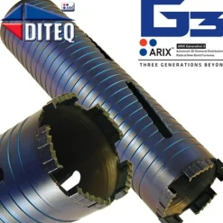 Diteq C-34AX DRY 5" Concrete Diamond Core Bit (arbor 5/8"-11) D31530