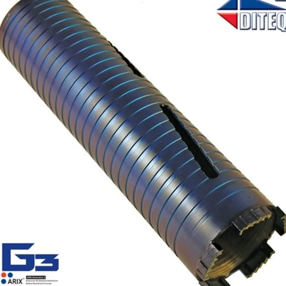 Diteq C-34AX DRY 1" X 5/8"-11THD Concrete Diamond Core Bit D31536