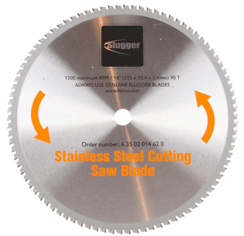 Fein Slugger 14" Stainless Steel Metal Cutting Saw Blade 90 Teeth 63502014620