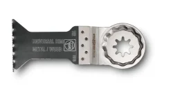 Fein StarLock Plus E-Cut Universal Oscillating Saw Blade - Medium, Waisted 1-3/4" Width for Wood, Drywall, Plastics - Fits Most Multitools - 10-Pack 63502152290