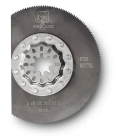 Fein StarLock Solid HSS Segmented Saw Blade with Metal Toothing - 3-11/32" Diameter, 1-Pack 63502106210