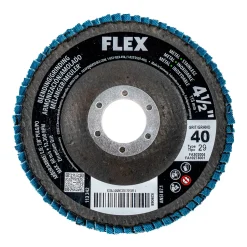 FLEX 4-1/2" Blending/Grinding 40 Grit Flap Disc FA302004