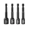 Flex 4 Piece 2-9/16" Impact Magnetic Nut Driver Set FAM10301-4