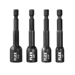 Flex 4 Piece 2-9/16" Impact Magnetic Nut Driver Set FAM10301-4