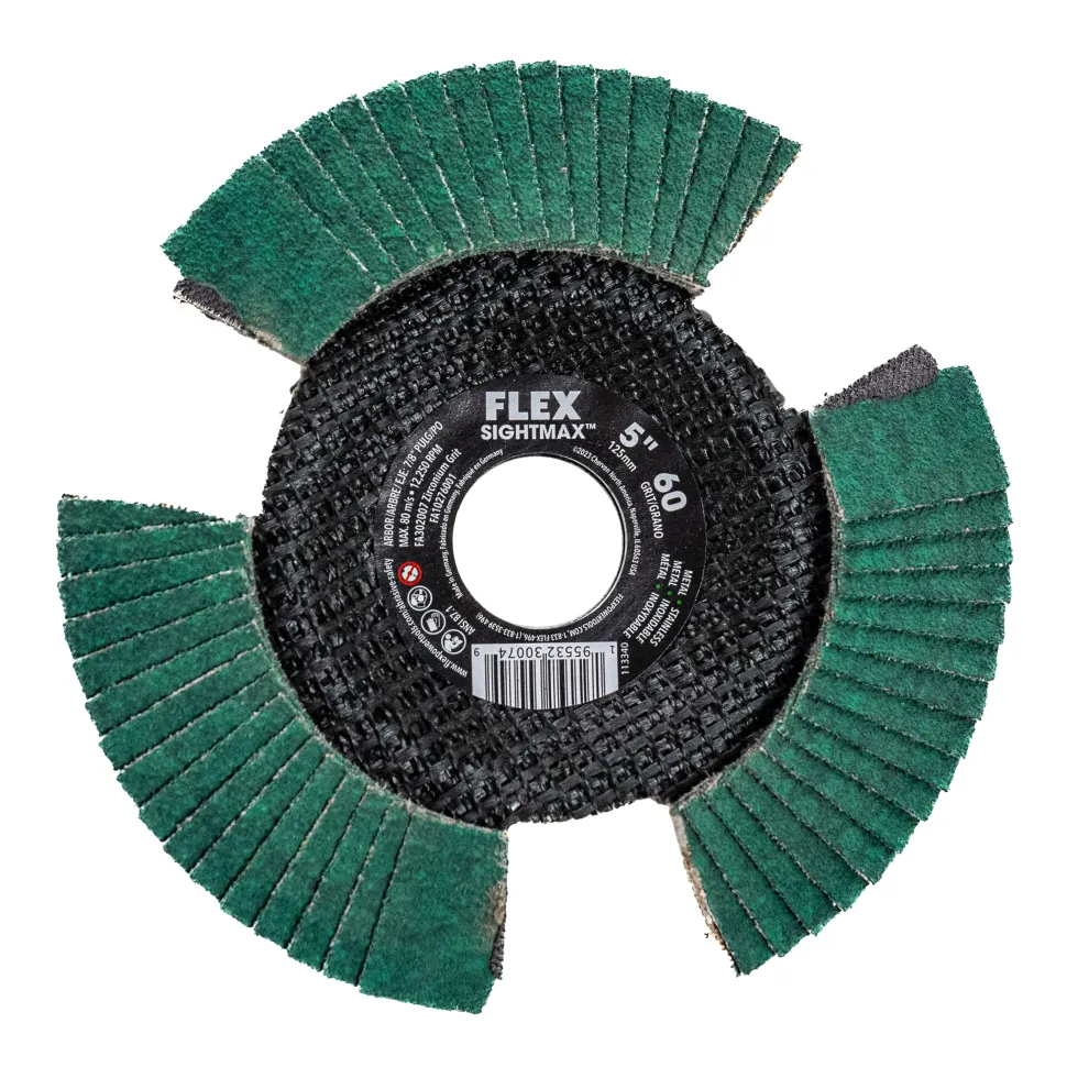 FLEX 5" Sightmax™ 60 Grit Flap Disc FA302007