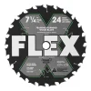 FLEX 7-1/4" 24T Carbide Circular Saw Blade FA201001-10B
