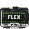 FLEX Impacks 1" T30 Impact Driver Bit 20Pc. FA101007-20