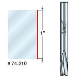 Freud 3/8" O Flute Down Spiral Bit 74-210