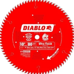 Freud Diablo 10" 80 Tooth Carbide Circular Saw Blade D1080X
