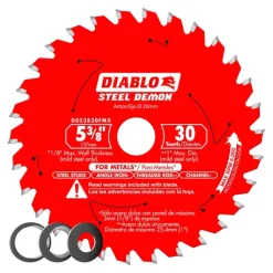 Freud Diablo 5‑3/8" 30 Tooth Steel Demon Metal Saw Blade D053830FMX