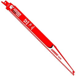 Freud Diablo 12" Demo Demon Carbide Recip Blade for Nail-Embedded Wood (3-Pack) DS1206CWS3