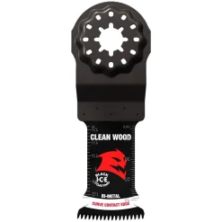 Freud Diablo 1-1/4" Starlock Bi-Metal Oscillating Blades for Clean Wood (3-Pack) DOS125JBW3