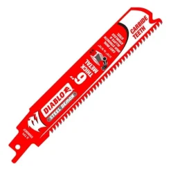 Freud Diablo 6" Steel Demon 8 TPI Carbide Reciprocating Saw Blade DS0608CF