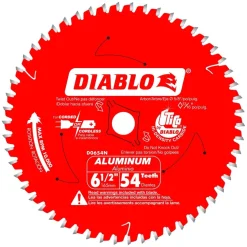 Freud Diablo 6-1/2" 54-Tooth Medium Aluminum Cutting Saw Blade D0654N