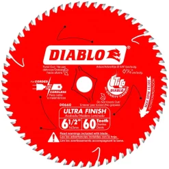 Freud Diablo 6-1/2" 60-Tooth Wood Ultra Finish Saw Blade D0660A