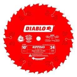 Freud Diablo 10" 24-Tooth Wood Ripping Circular Saw Blade D1024X